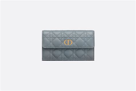 dior cloud blue wallet|Dior Caro Wallet Cloud Blue Supple Cannage Calfskin.